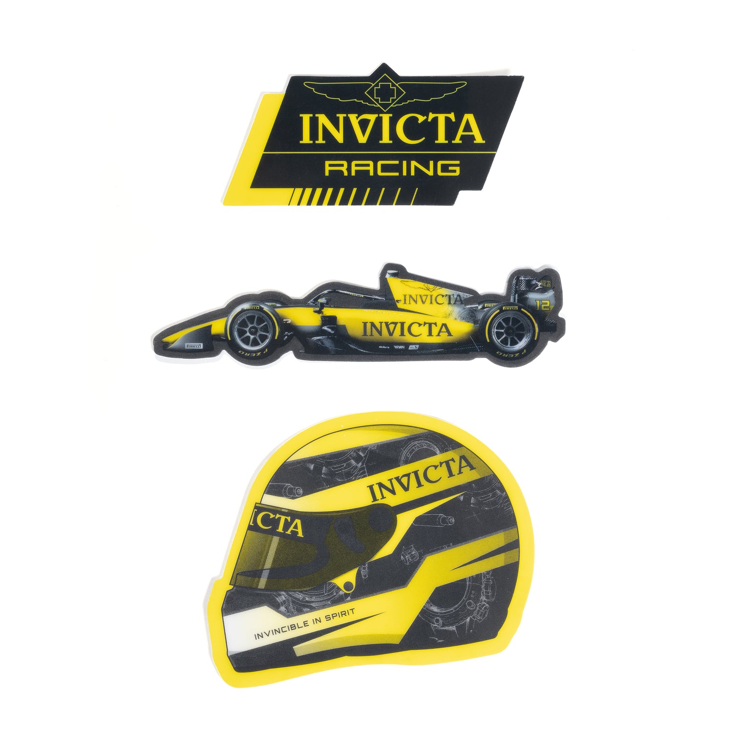 INVICTA RACING Stickers Set of 4